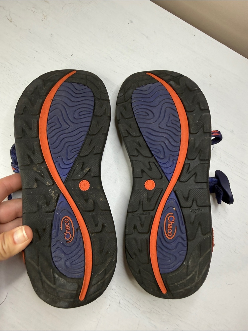 Chaco Sandals ZVOLV X2 Womens 7 Volcanic Blue Orange - Picture 11 of 11